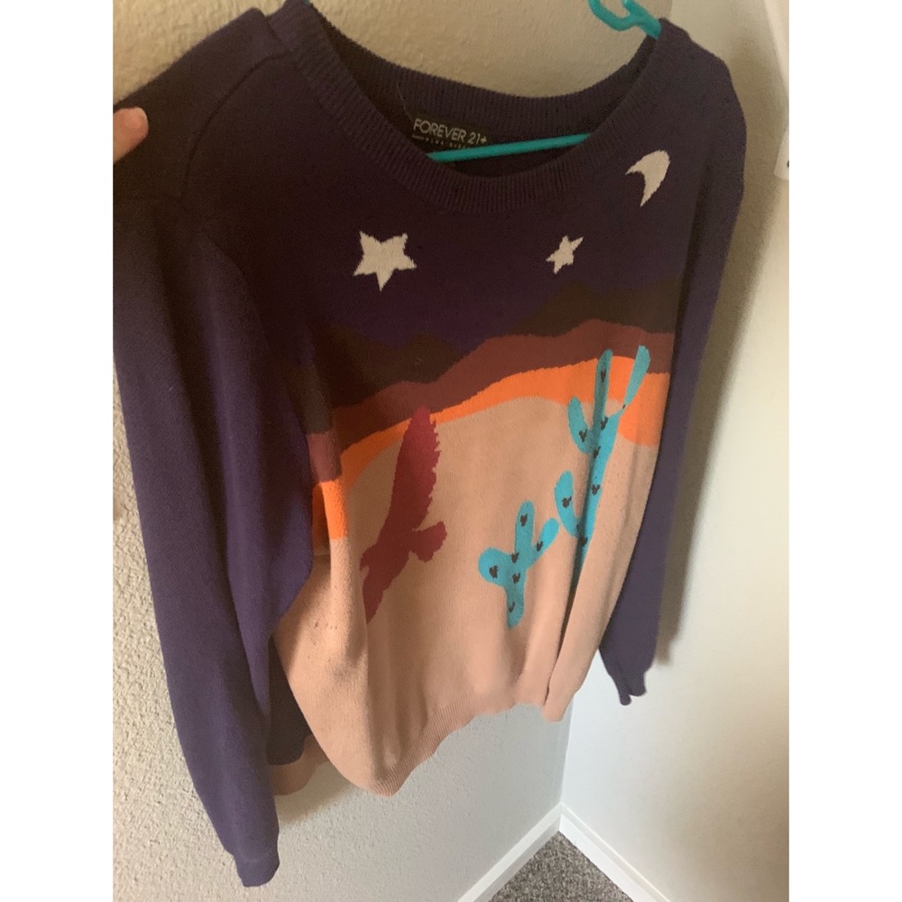Forever 21 knit desert sweater